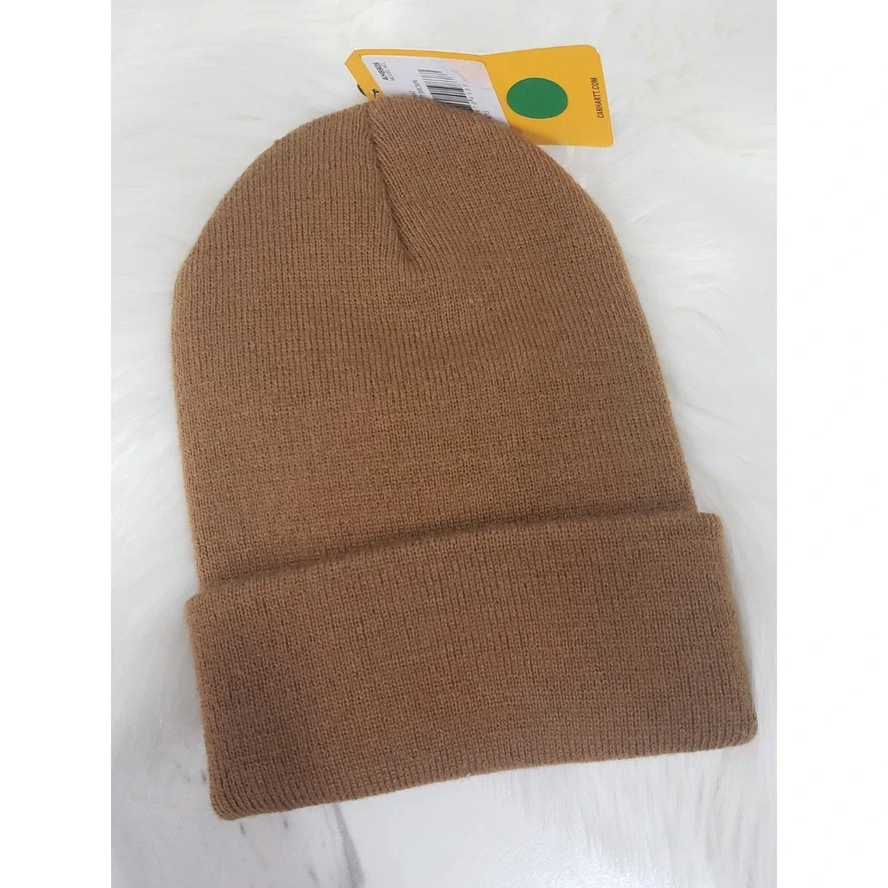 NEW - Carhartt Kids Toddler Watch Hat Brown Beanie Work‎ Logo
